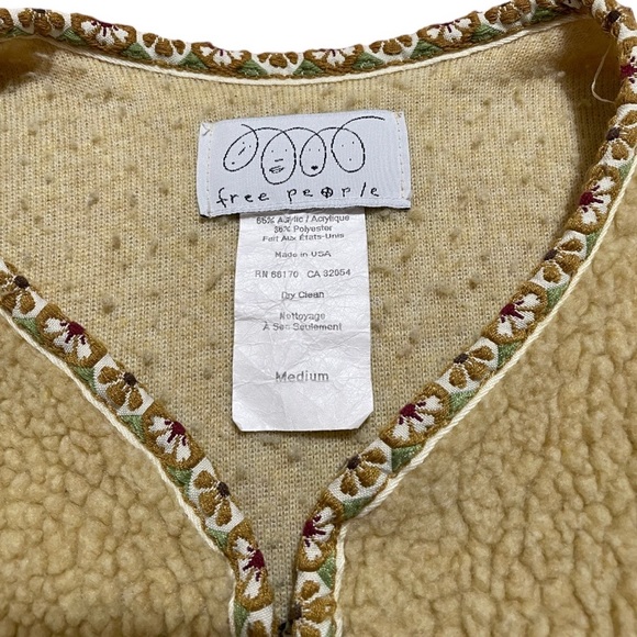 Free People Sherpa Zip Up Cardigan - Picture 3 of 7